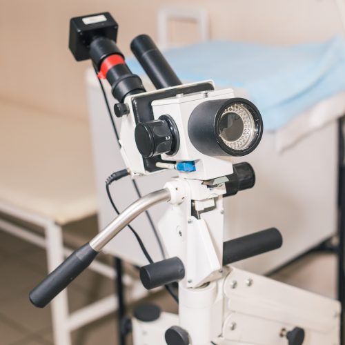 Medicine and health care, gynecological services and equipment Coloscopía